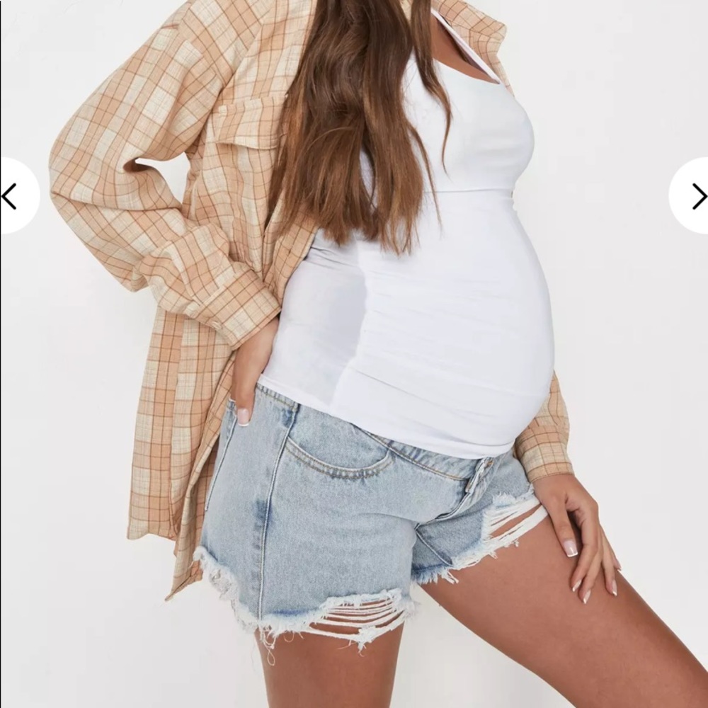 NWT Missguided Maternity Shorts